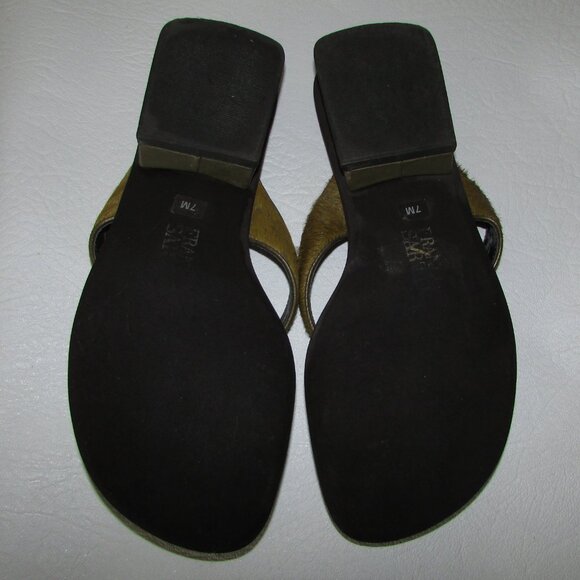 FRANCO SARTO Ponyhair Sandals Slides - Sz 7 - Picture 6 of 8